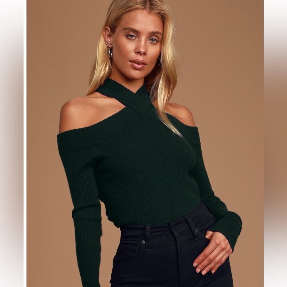 Lulus Dark Green Top